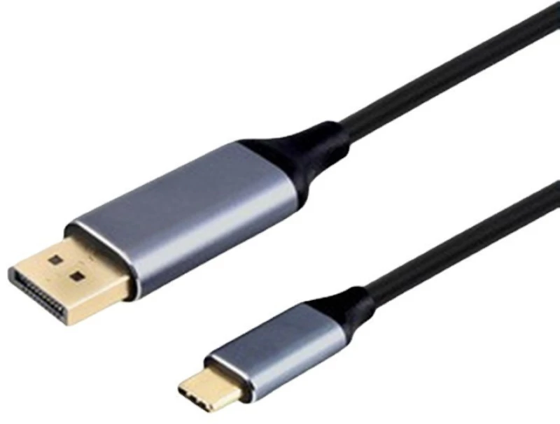 Andowl USB 2.0 Cable USB-C male - DisplayPort male Μαύρο 2m (Q-HD614)