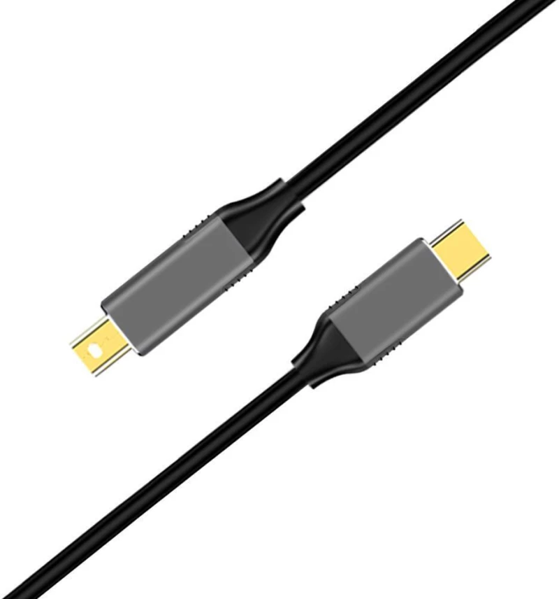 Andowl USB 2.0 Cable USB-C male - DisplayPort male Μαύρο 2m (Q-HD614)