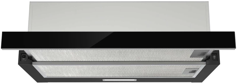 Crown CT6040BK Συρόμενος Απορροφητήρας, Π60εκ, Β, Mαύρος
