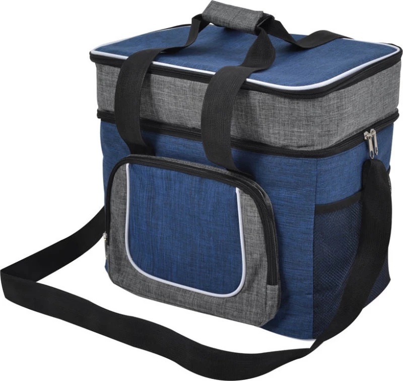 Ankor Ισοθερμική Τσάντα 2 Θέσεων 32,5x26,5x33cm 28lt Grey-Blue 807482