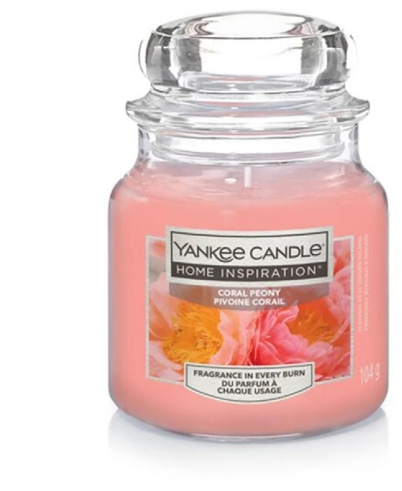 Yankee Candle Home Inspiration Coral Peony Αρωματικό Κερί 104g