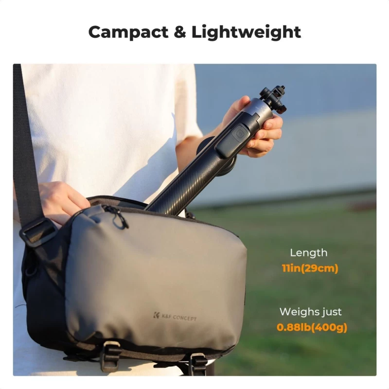 K&F Concept MS52 Magnetic Selfie Stick Τρίποδο με Τηλεχειριστήριο (KF15.0015)