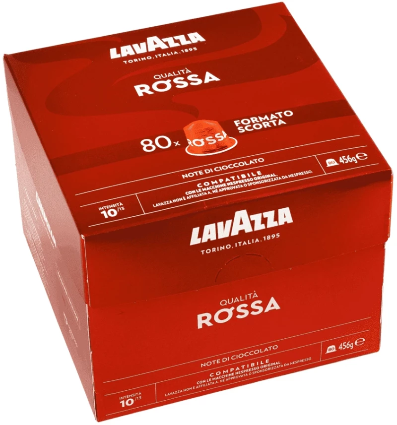 Κάψουλες Nespresso Συμβατές Lavazza Qualita Rossa 80 τεμάχια