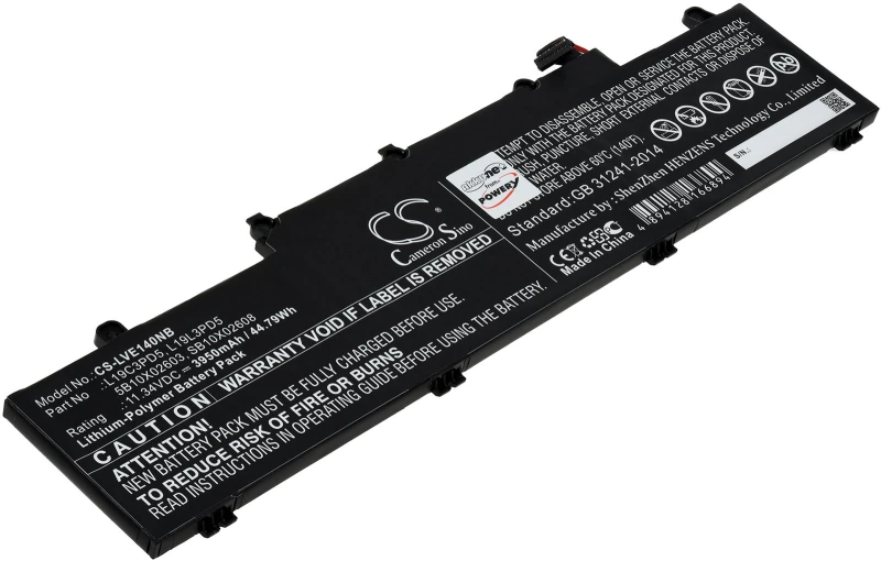 Μπαταρία για Laptop Lenovo ThinkPad E14 Gen.2, Type L19L3PD5 3950mAh/44,8Wh