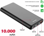 SWISSTEN POWER LINE POWER BANK 10000 mAh 20W POWER DELIVERY BLACK