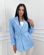Blazer σακάκι με ρυθμιζόμενη μέση