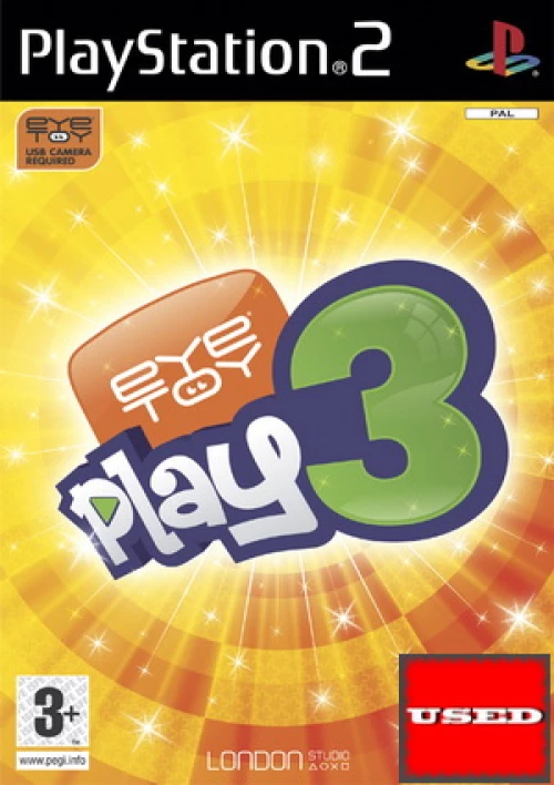 EyeToy: Play 3 PS2 USED (No Manual)