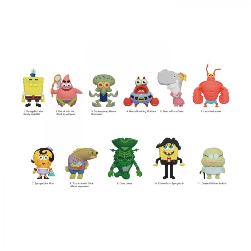 Monogram: Nickelodeon - SpongeBob SquarePants (Blind Bag/Random) 3D Foam Bag Clips Figures