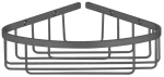 Sanco Shower Baskets Γωνιακή Θήκη Σκούρο γραφίτη 00008-122