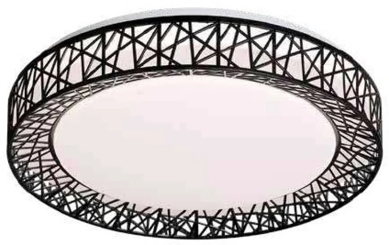InLight Πλαφονιέρα οροφής LED 36W 4cct από λευκό ακρυλικό D:50cm 42049-Μα΄ύρο