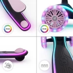 Kinderkraft Ποδήλατο Ισορροπίας & Πατίνι 2 σε 1 Raket Up LED Pink