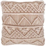 Μαξιλάρι Διακοσμητικό (Με Γέμιση) Macrame 925-225-193 Natural 40Χ40 Ύφασμα
