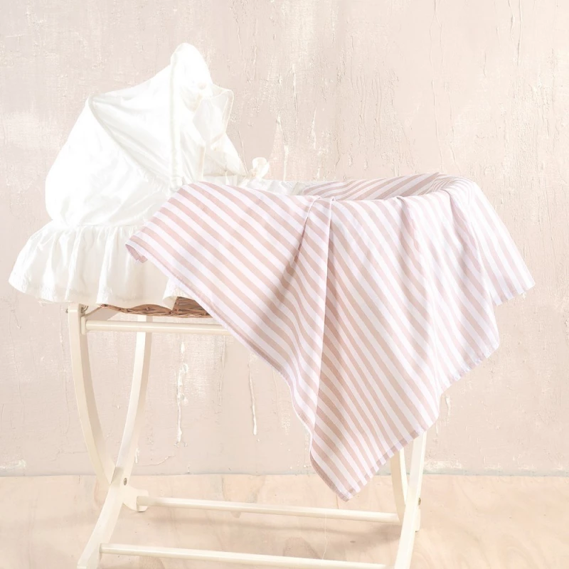 Σεντόνι Βρεφικό Eloise Beige Rythmos Λίκνου 80x110cm 100% Βαμβάκι
