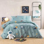 Πάπλωμα Παιδικό Rocket (Σετ 2τμχ) Multi Rythmos Ημίδιπλο 160x240cm 100% Βαμβάκι
