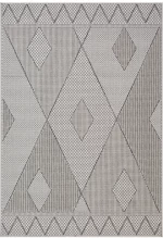 Χαλί Ψάθινο Zola 62001/W B5F Grey Klonaras 160X230cm