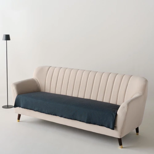 Runner Καναπέ Everan 01 Navy Kentia Διθέσιο 85x140cm Βαμβάκι-Πολυέστερ