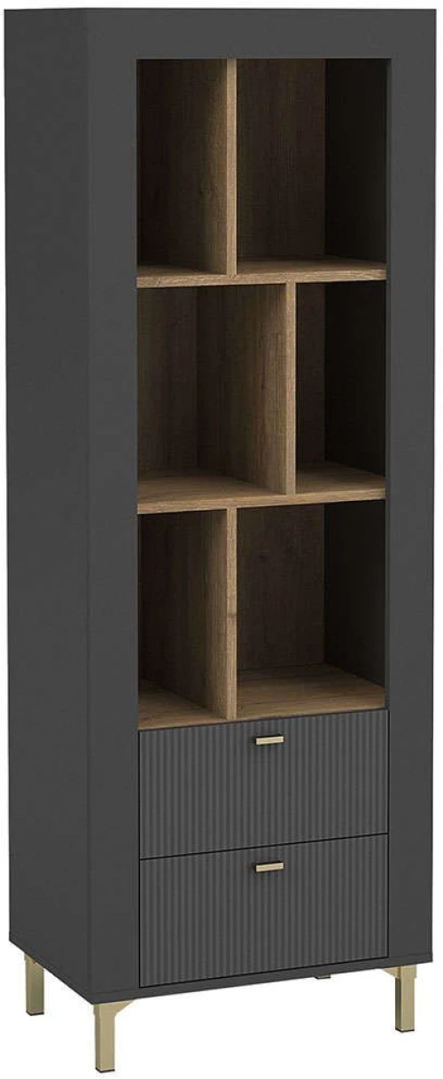 Βιβλιοθήκη Mossa 162788249 60x40x169cm Black