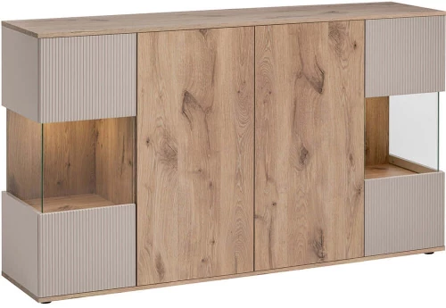 Μπουφές Tinker 163053159 160x40x92cm Natural-Beige Μοριοσανίδα,Mdf