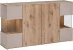 Μπουφές Tinker 163053159 160x40x92cm Natural-Beige Μοριοσανίδα,Mdf