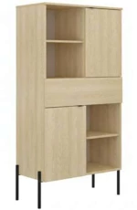 Βιβλιοθήκη Erona 163084539 70x40x149,5cm Natural