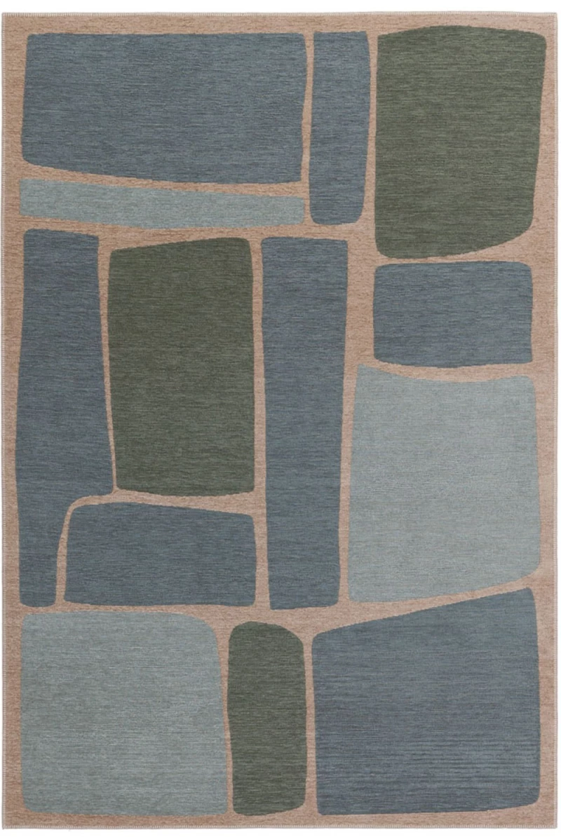 Χαλί Chandilly Pietra Light Blue-Beige-Green Carpet Couture 160X230cm