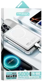 Ασύρματο μαγνητικό Power Bank Treqa TR-980 5000 mAh Κωδ. 44114