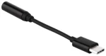 Προσαρμογέας Μετατροπέας USB Type-C Αρσενικό σε 3.5mm Θηλυκό (Μαύρο) (OEM)