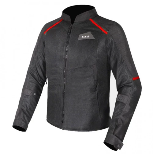 LS2 Breeze Jacket Black/Red