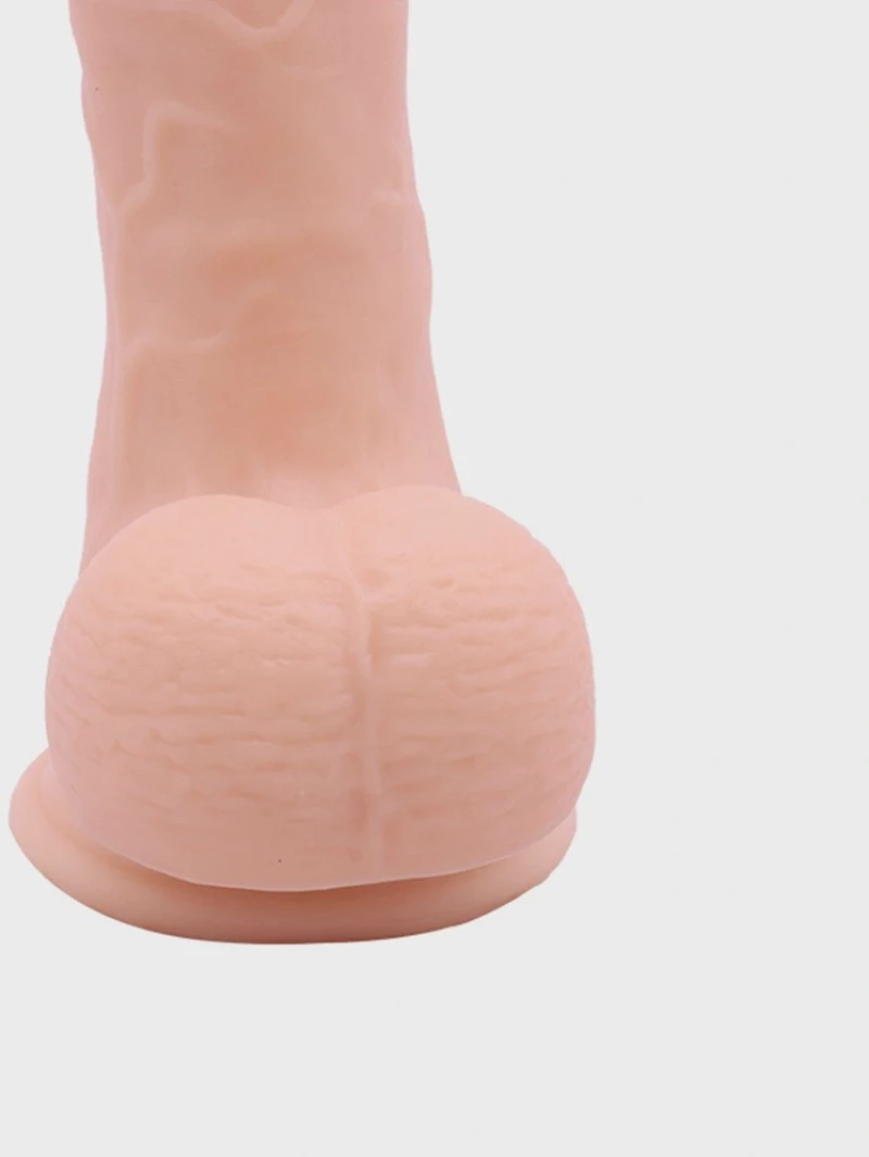 No.28 Realistic Dildo, Premium PVC, Flesh, 21.4 cm, Guilty Toys