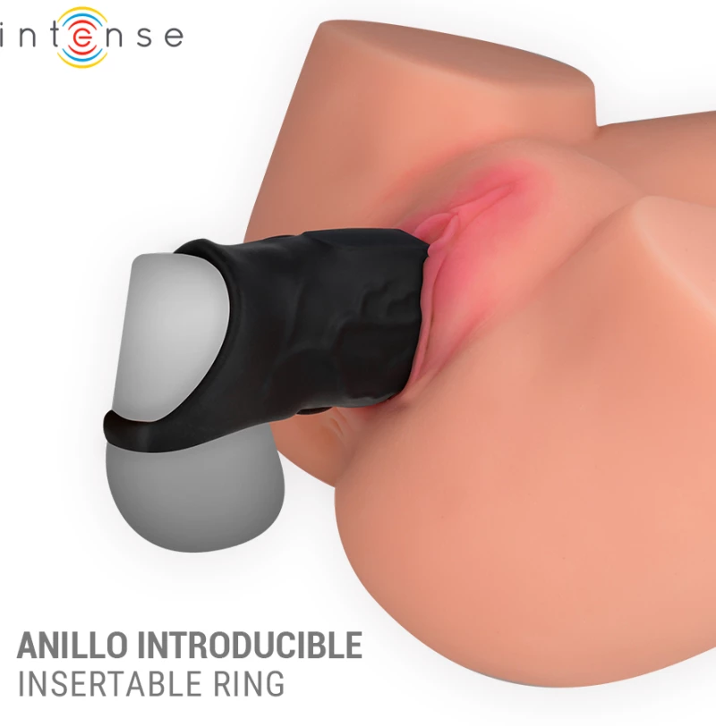 INTENSE - SEAN VIBRATING ADJUSTABLE PENIS RING MODEL 13