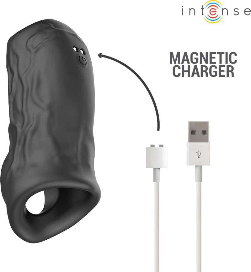 INTENSE - SEAN VIBRATING ADJUSTABLE PENIS RING MODEL 13