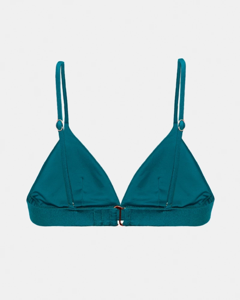 Γυναικείο Μαγιό τρίγωνο Rock Club - Teal - Τοπ Bikini - Σταθερό cup C - Regular Fit