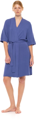 Γυναικεία Ρόμπα Pink Label - BAMBOO NOS - Cosmos Blue - 3/4 Μανίκι - Bamboo