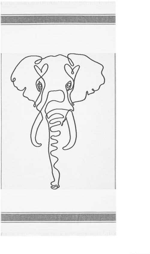 Πετσέτα Θαλάσσης Bricini Elephant 90 x 180 εκ