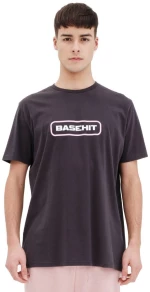 BASEHIT Ανδρική κοντομάνικη μπλούζα T-Shirt 221.BM33.06 OFF BLACK ..