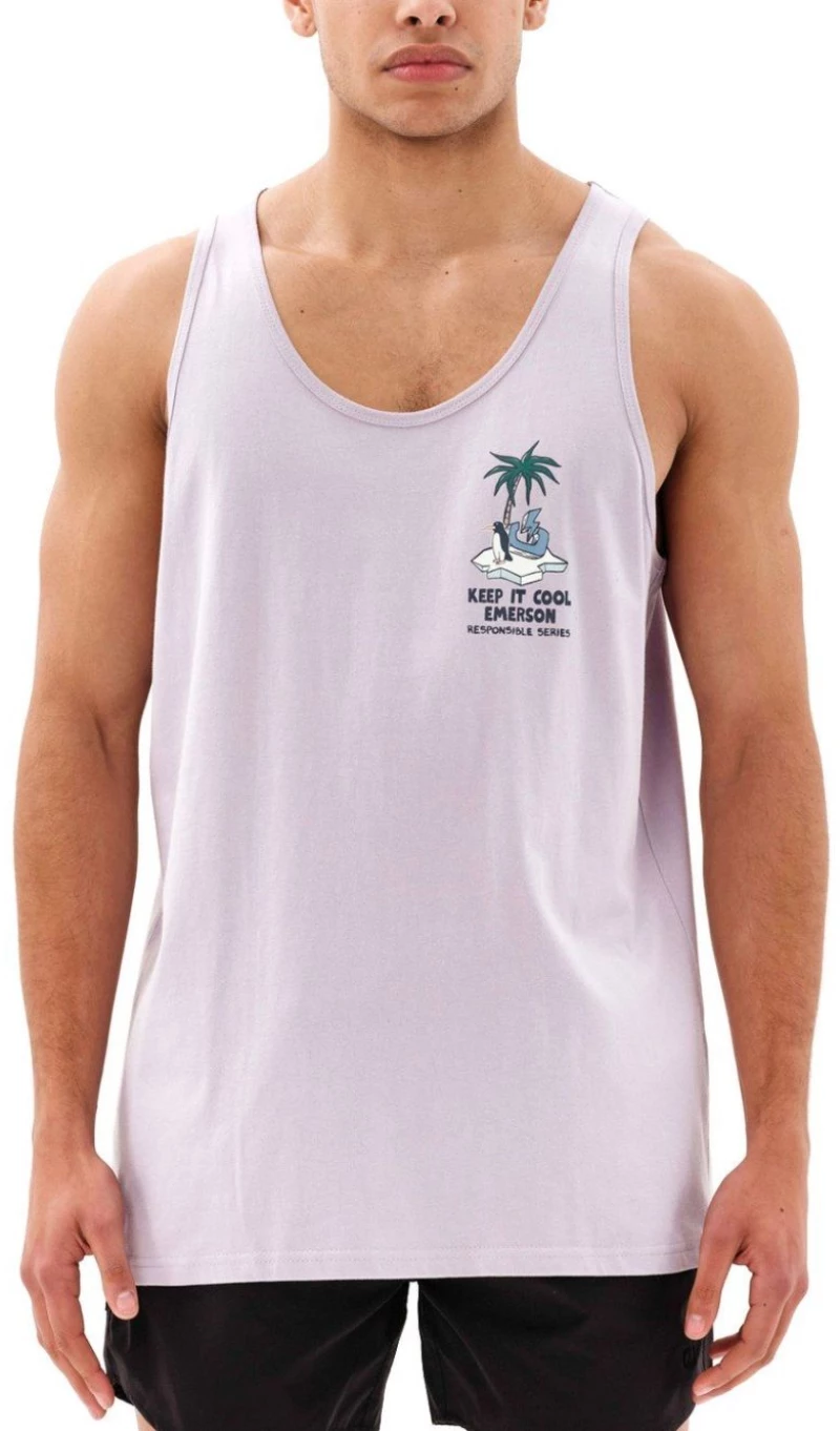 EMERSON Ανδρικό λιλά T-Shirt 231.EM37.97 LILAC ..