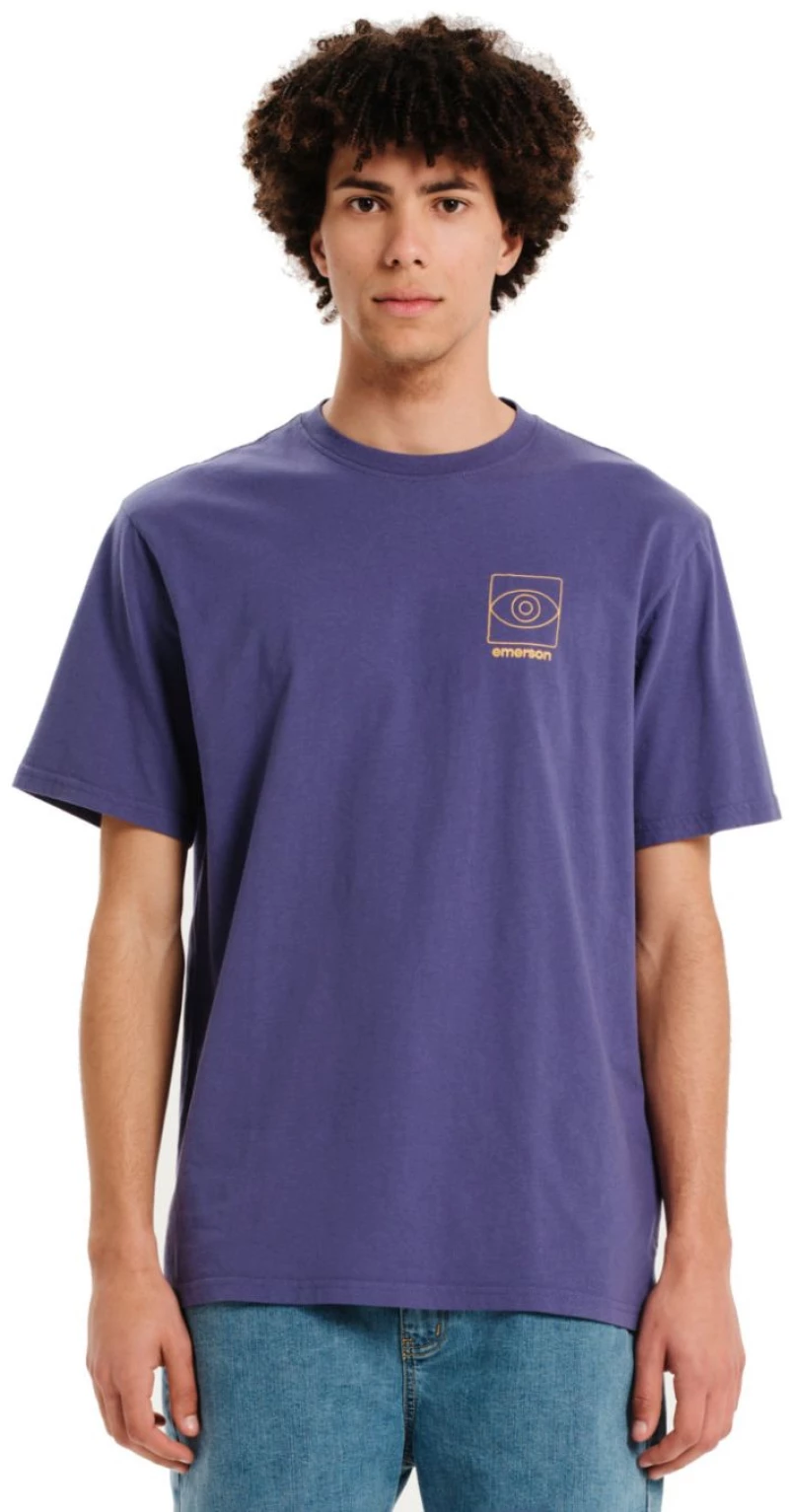 EMERSON Ανδρικό μώβ μπλουζάκι T-Shirt 251.EM33.18B PURPLE ..