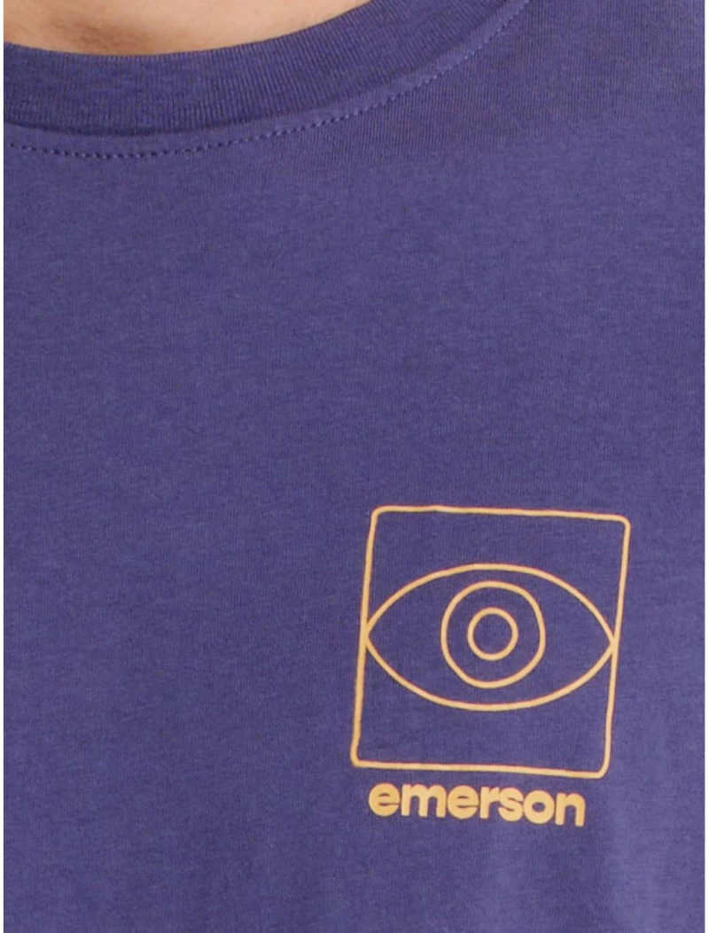 EMERSON Ανδρικό μώβ μπλουζάκι T-Shirt 251.EM33.18B PURPLE ..