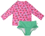 Zoocchini Σετ UV Μαγιό και Μπλούζα Cherry 12-24Μ ZOO16410-12-24M Κορίτσι