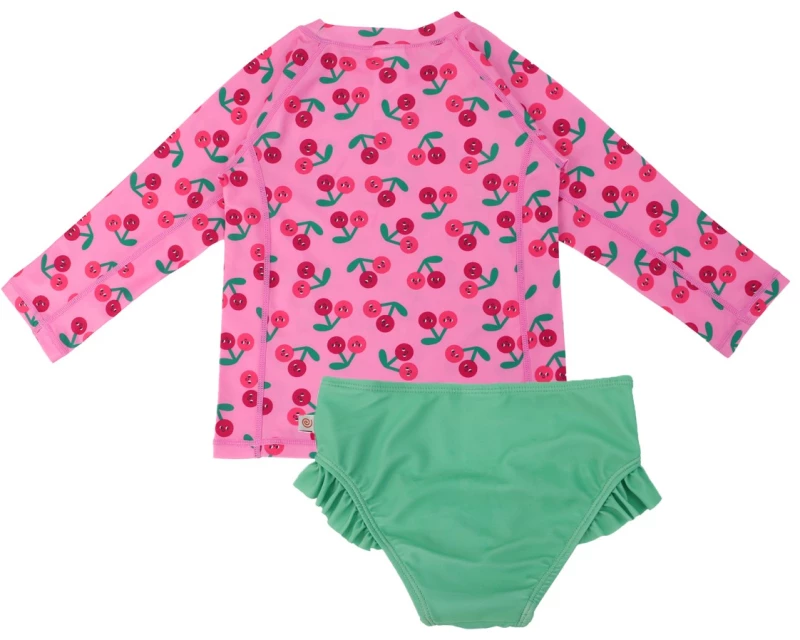 Zoocchini Σετ UV Μαγιό και Μπλούζα Cherry 12-24Μ ZOO16410-12-24M Κορίτσι