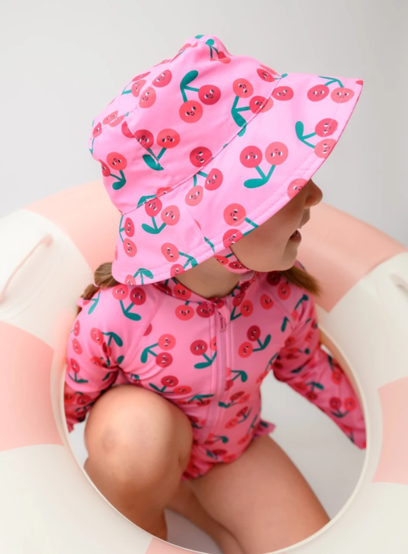 Zoocchini Σετ UV Μαγιό και Μπλούζα Cherry 12-24Μ ZOO16410-12-24M Κορίτσι