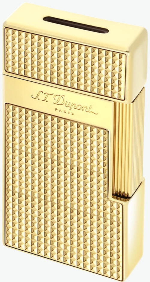 Αναπτήρας S.T. Dupont Biggy Diamond Head Gold Lighter