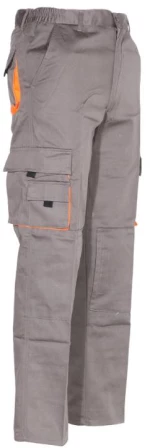 Παντελόνι εργασίας δίχρωμο OVERSIZE GRAY/ORANGE