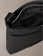 Calvin Klein Enbossed Woven Flatpack ανδρικό χιαστί τσαντάκι LV04D3222G-UB1
