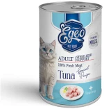 Egeo Υγρή Τροφή Γάτας Adult Τόνος Mousse 375gr