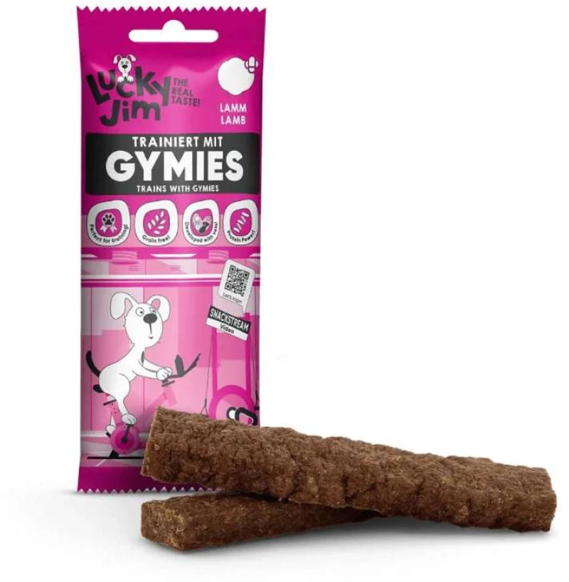 Lucky Jim Λιχουδιά Σκύλου Gymies Αρνί 2τμχ, 75gr