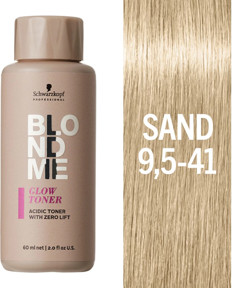 SCHWARZKOPF Professional GLOW TONER Acidic Toner with Zero Lift 9.5-41 SAND 60ml