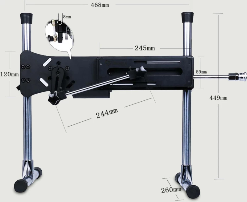 Sex Machine Hismith Powerful Thrusting Sex Machine & Ρεαλιστικό Ομοίωμα Σιλικόνης