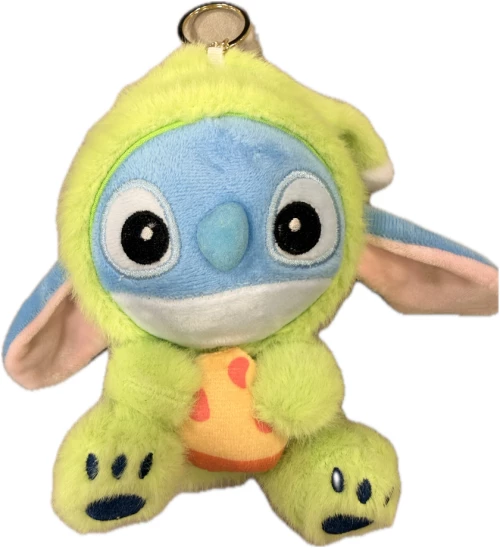 Λούτρινο Μπρελόκ Stitch με Πίτσα Λαχανί