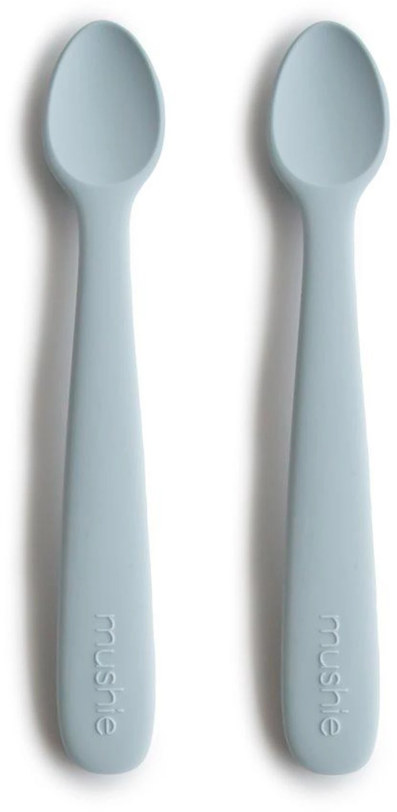 Σετ 2 Μακριά Κουταλάκια Σιλικόνης Powder Blue Mushie baby Oliver